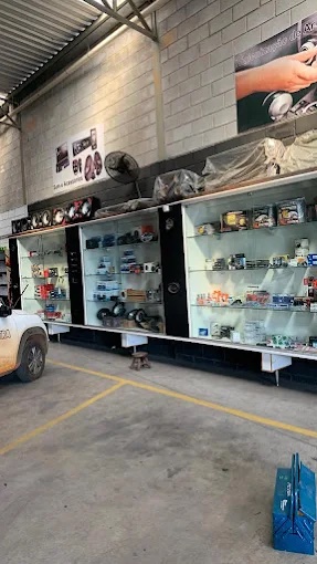 Vitrine de som e acessórios automotivos